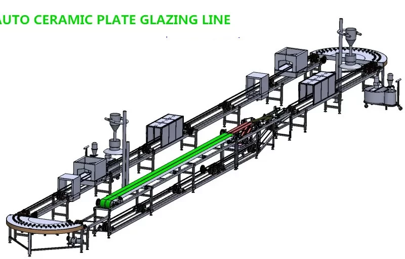 auto ceramic glazing machine