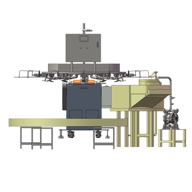Máquina de esmaltagem de cerâmica para pratos de cerâmica Taças de esmaltagem
