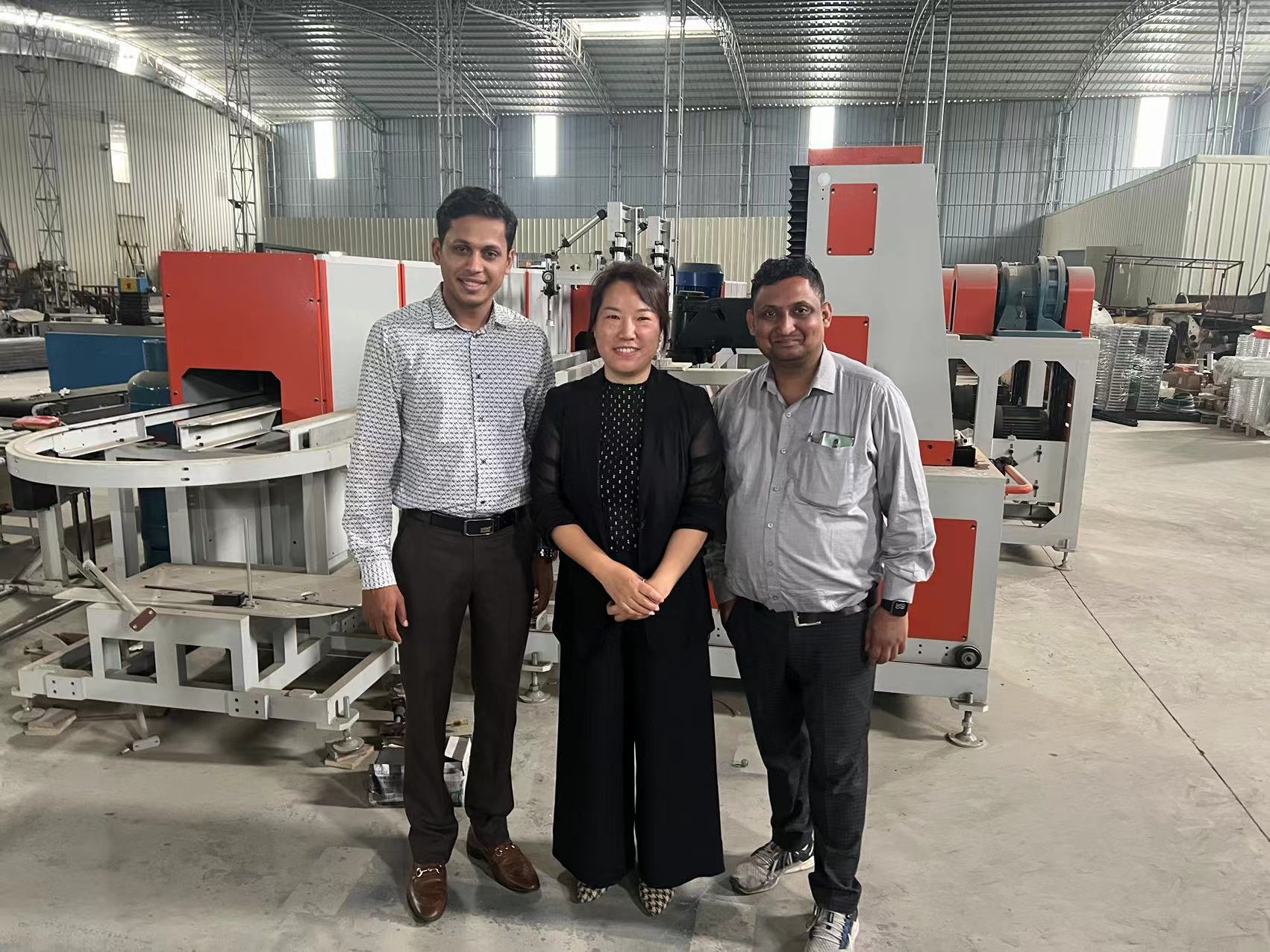 Visite de l'usine de machines Yutai