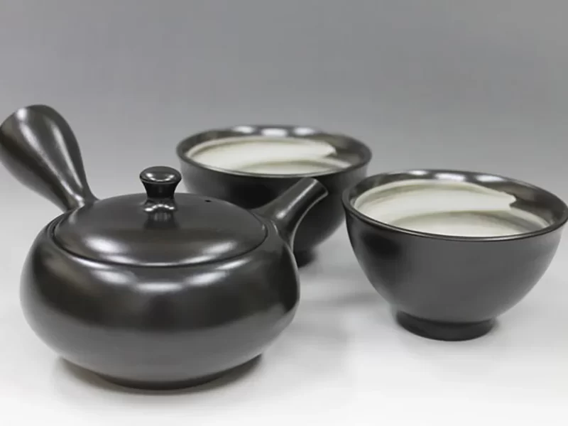 Théière et bol à thé Kyusu