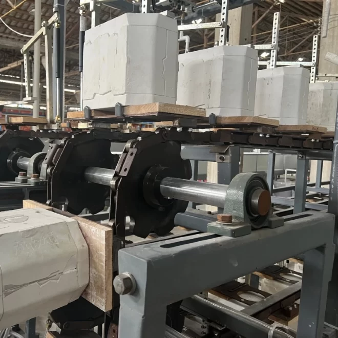 Automatic Hollow Casting Machine for Ceramic Bottles Forming Line (8)