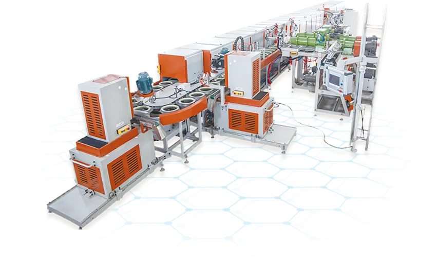 Automatic Ceramics Forming Line for making cups, bowls, paltes