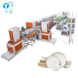 Machine automatique de formage de la céramique, machine de fabrication de bols en plaques céramiques