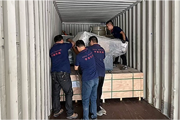 Apoio ao transporte de máquinas de cerâmica