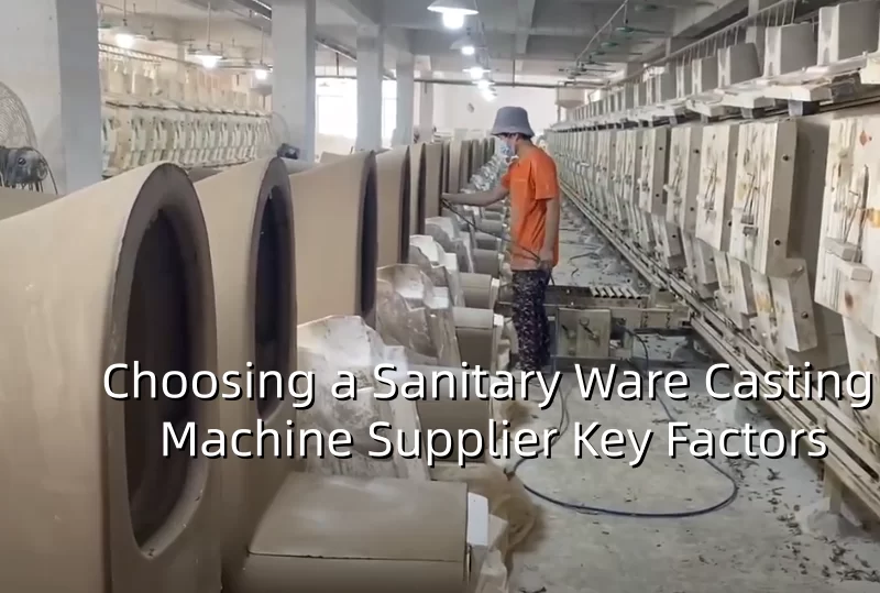 Choosing a Sanitary Ware Casting Machine Supplier Factors