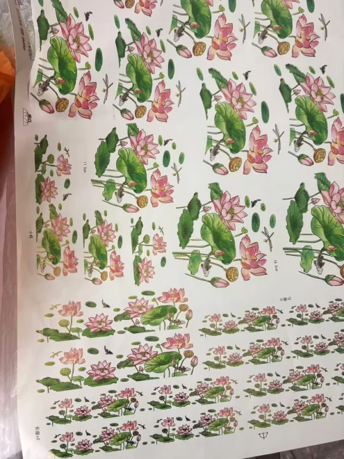 Ceramic Decal Transfers Lotus Wholesale (2)