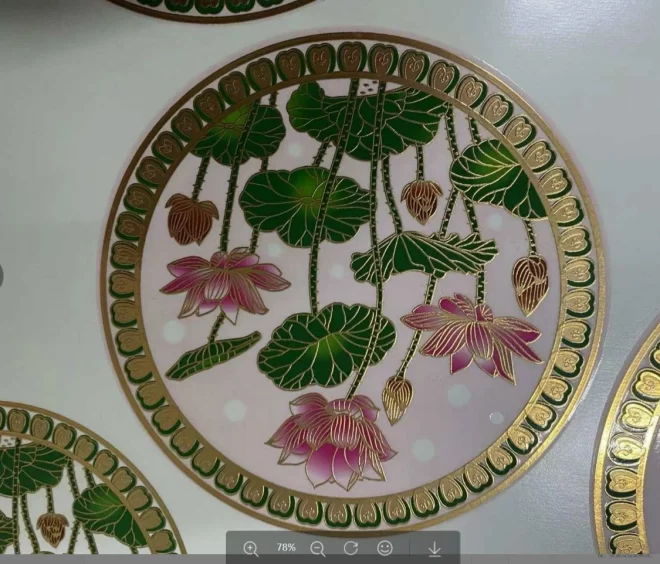 Ceramic Decal Transfers Lotus Wholesale (3)