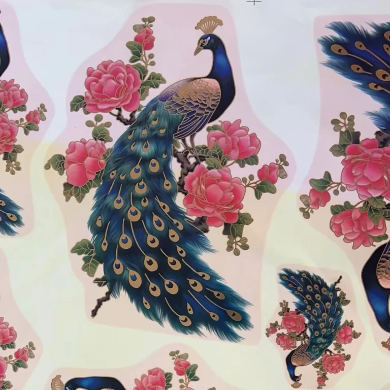 Custom Ceramic Transfer Decals Peacock(3)